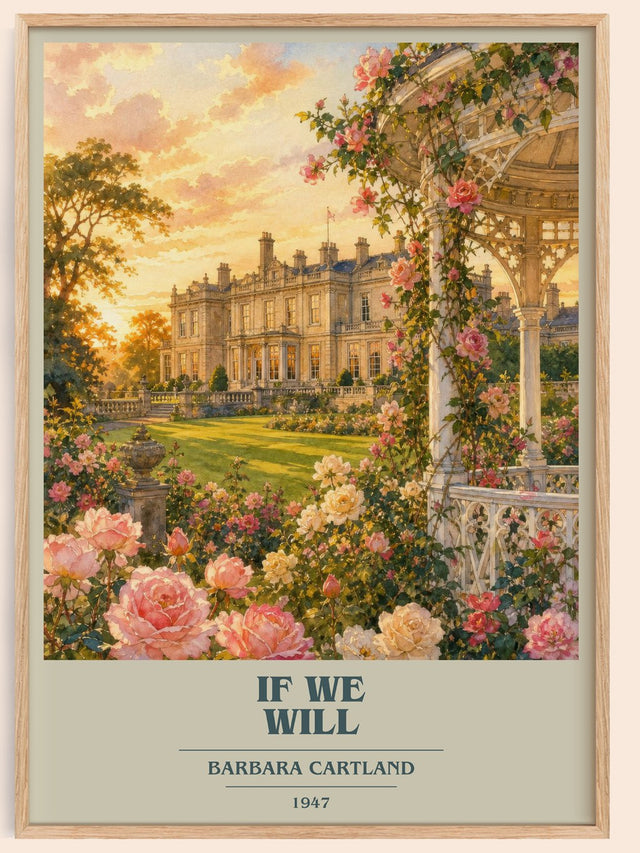 If We Will Book Cover Poster by Barbara Cartland