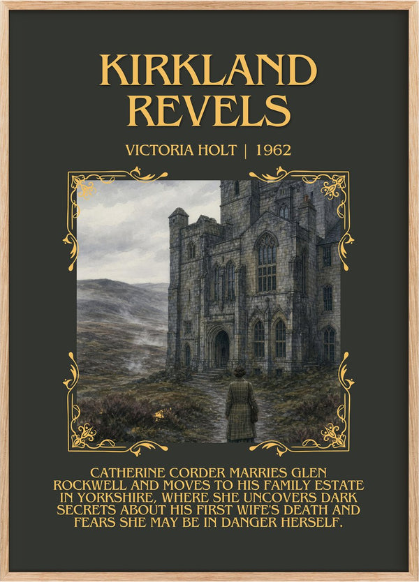 Kirkland Revels Minimalist Book Poster by Victoria Holt