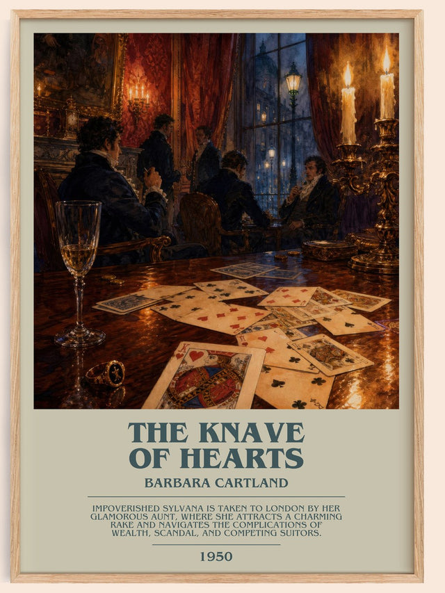 The Knave Of Hearts Bookish Wall Art by Barbara Cartland