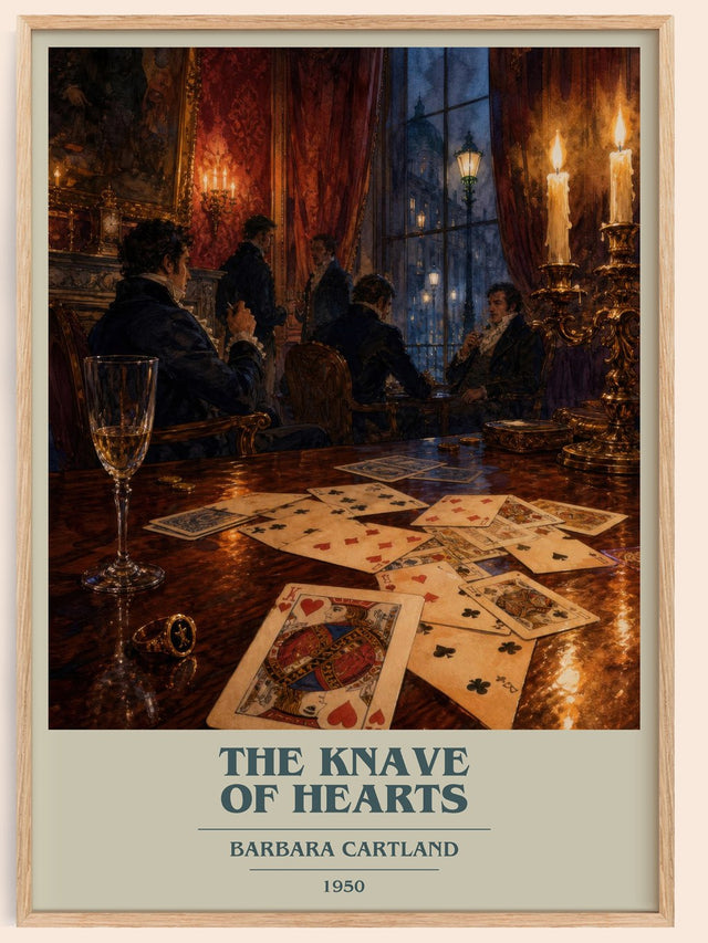 The Knave Of Hearts Book Cover Poster by Barbara Cartland