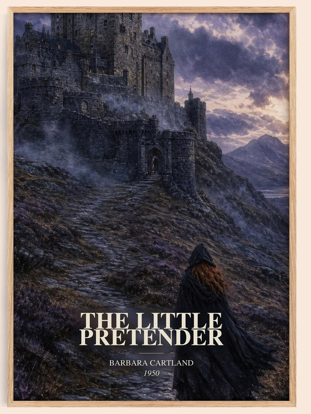 The Little Pretender Book Watercolour Illustration by Barbara Cartland
