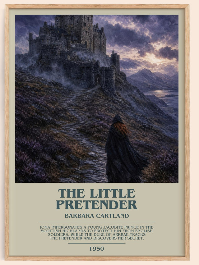 The Little Pretender Bookish Wall Art by Barbara Cartland