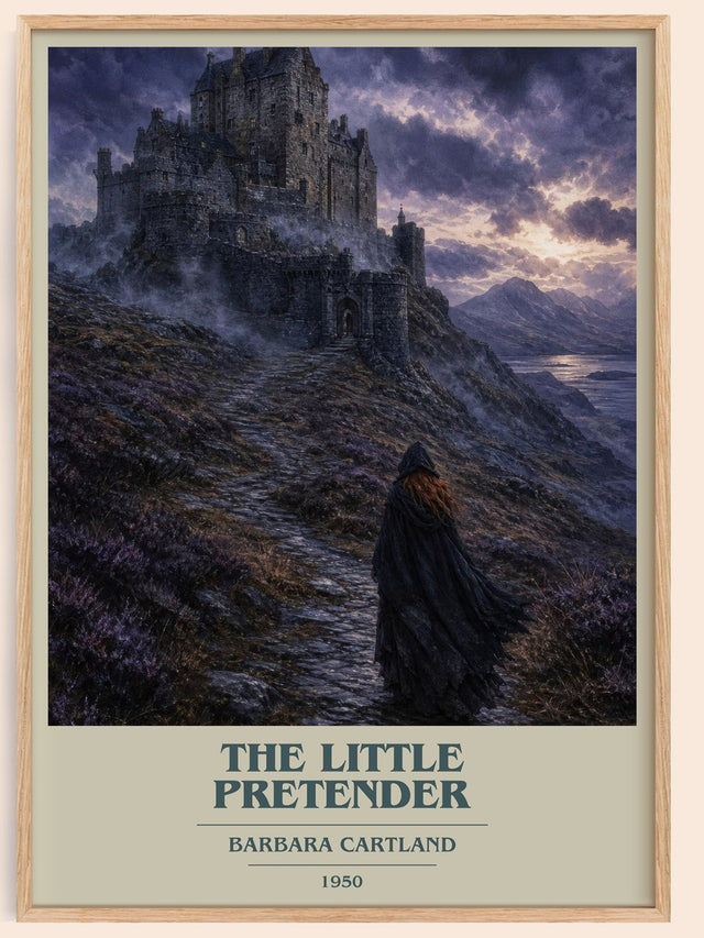 The Little Pretender Book Cover Poster by Barbara Cartland