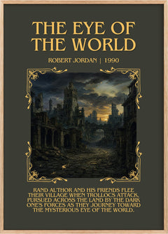 The Eye of the World Minimalist Book Poster by Robert Jordan