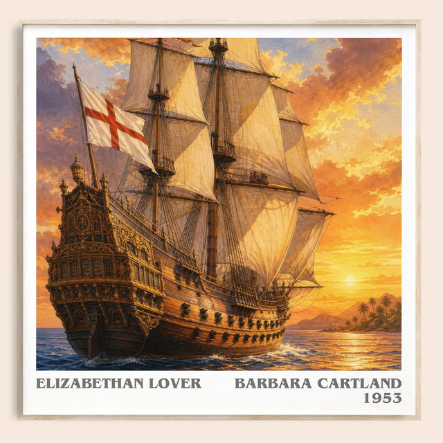 Elizabethan Lover Literary Art Print by Barbara Cartland