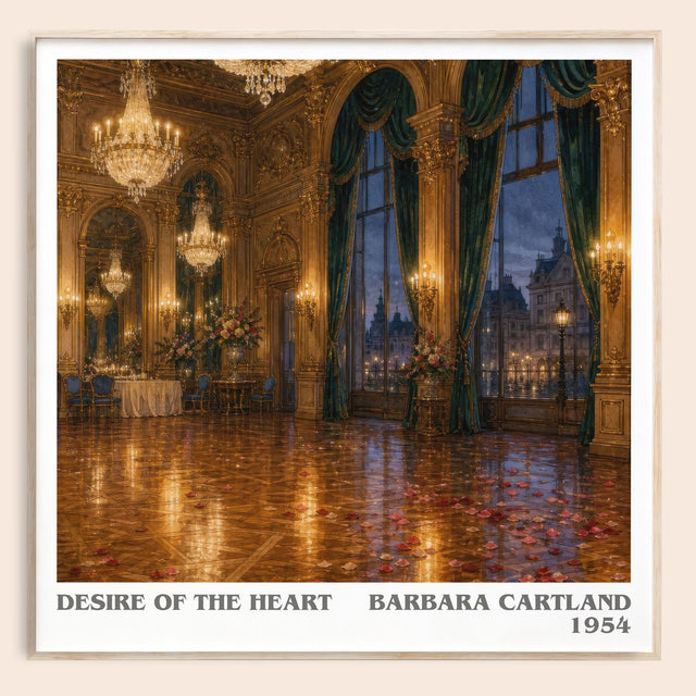 Desire Of The Heart Literary Art Print by Barbara Cartland