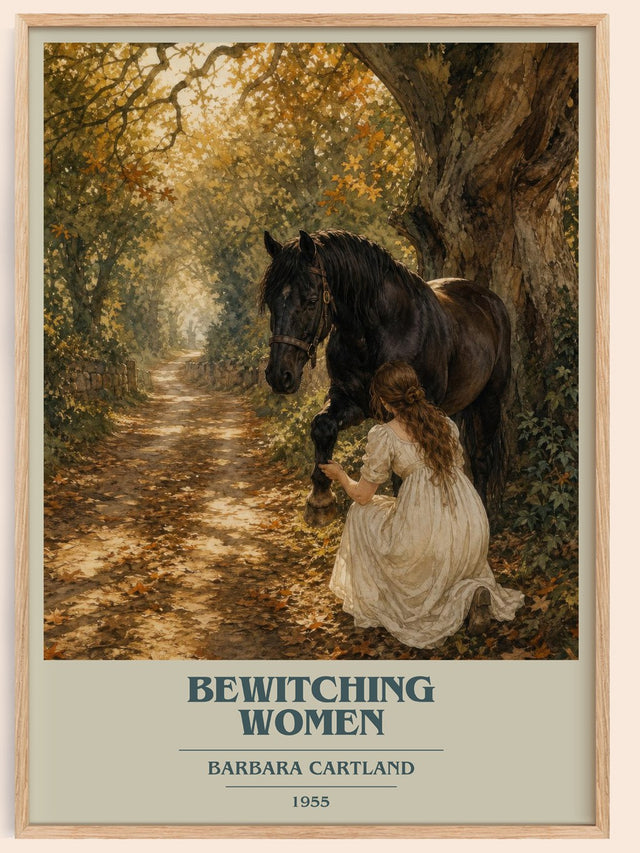 Bewitching Women Book Cover Poster by Barbara Cartland