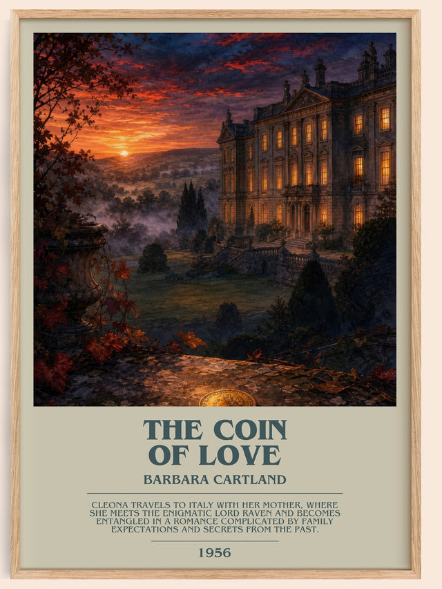 The Coin Of Love Bookish Wall Art by Barbara Cartland