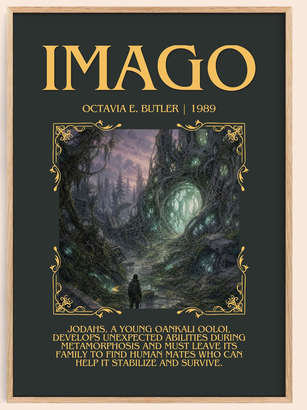 Imago Minimalist Book Poster by Octavia E. Butler – book poster