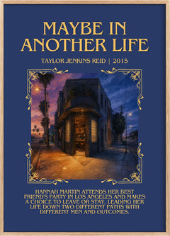 Maybe in Another Life Minimalist Book Poster by Taylor Jenkins Reid