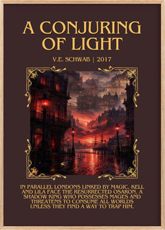 A Conjuring of Light Minimalist Book Poster by V.E. Schwab