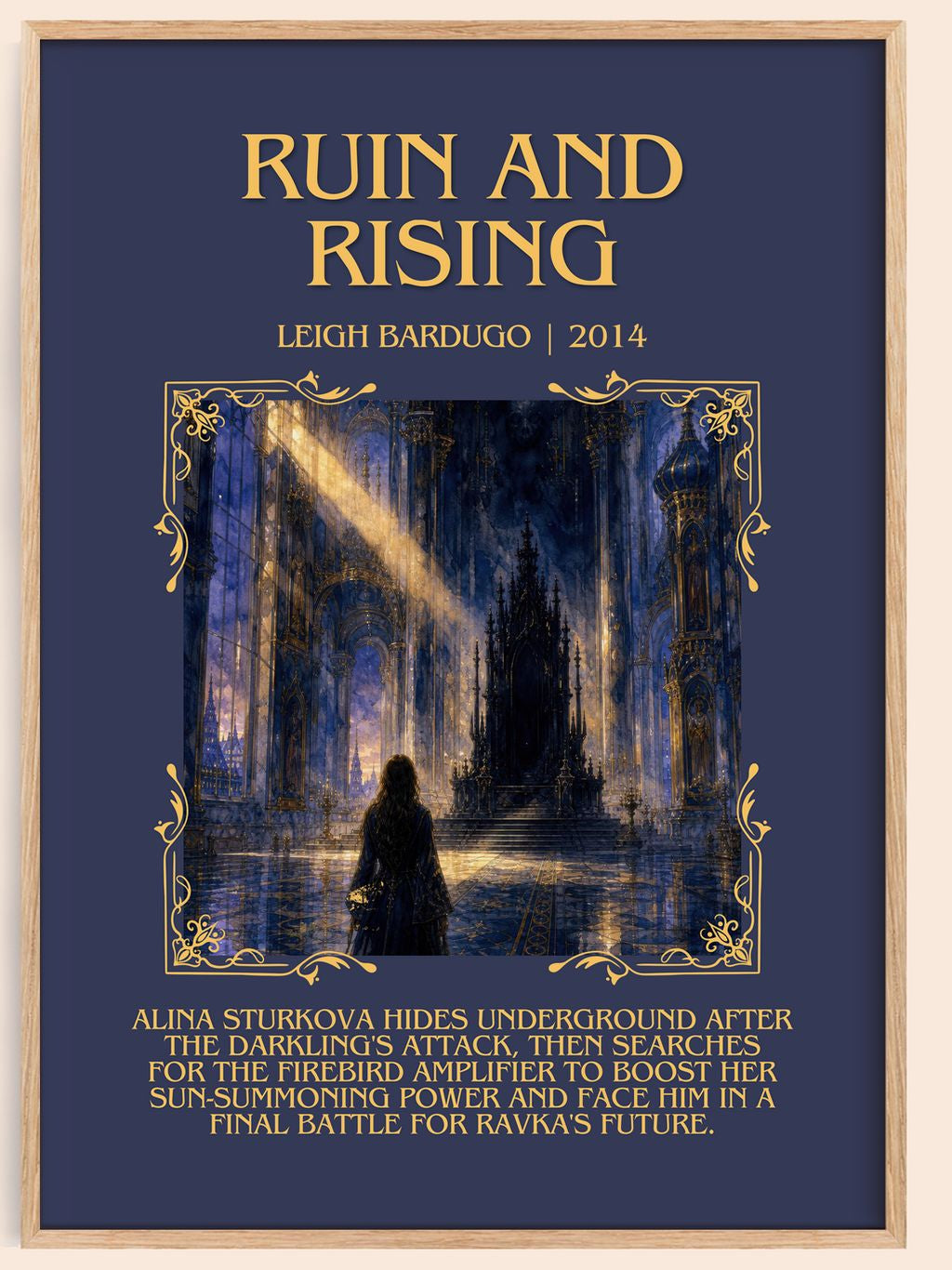 Ruin and Rising Minimalist Book Poster by Leigh Bardugo – book poster