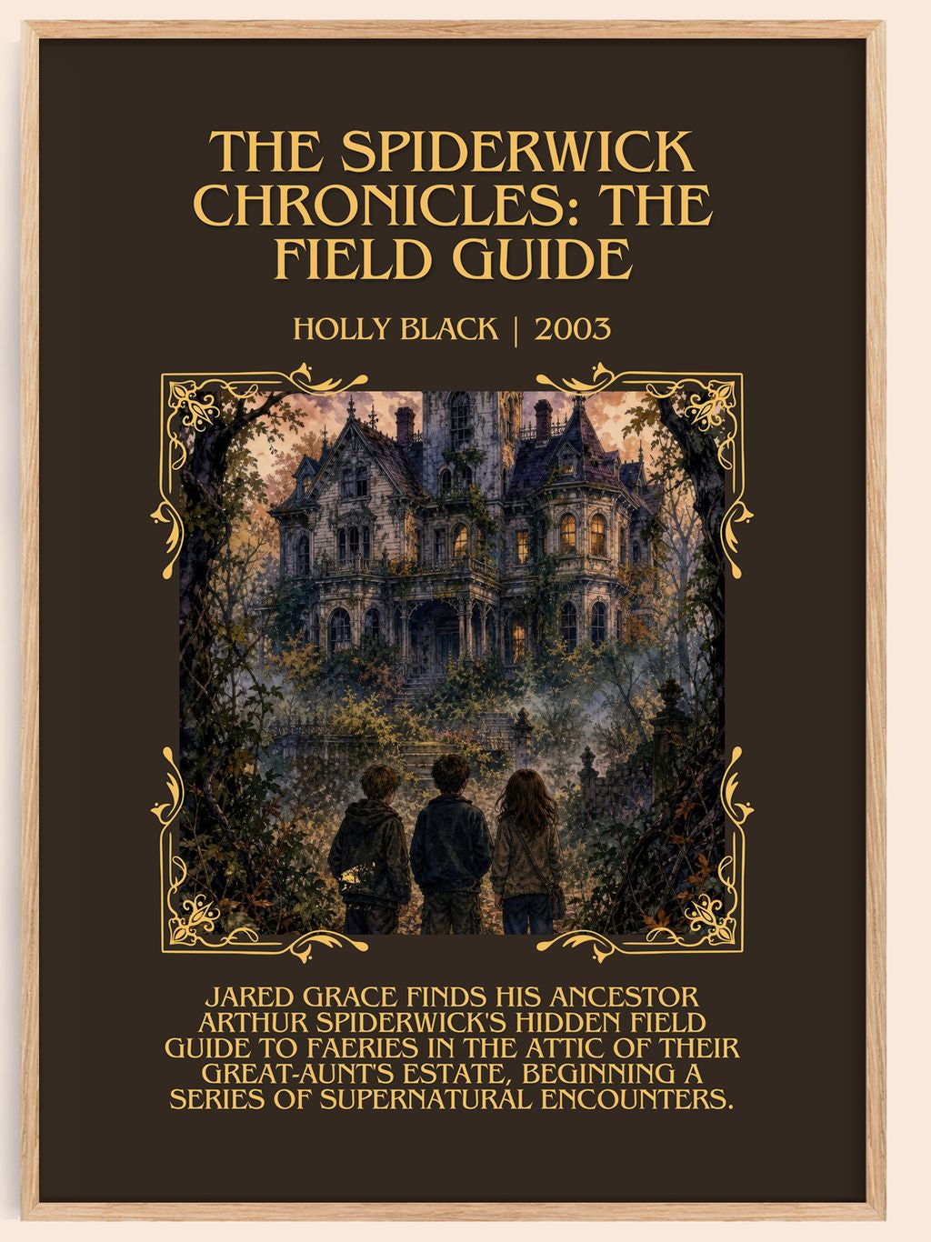 Spiderwick Chronicles: The Field Guide Minimalist Book Poster – book poster
