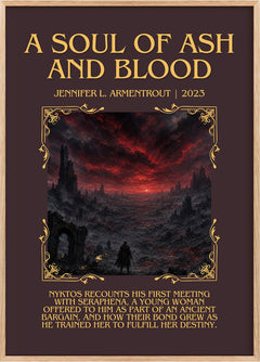Soul of Ash and Blood Minimalist Book Poster by Jennifer L. Armentrout