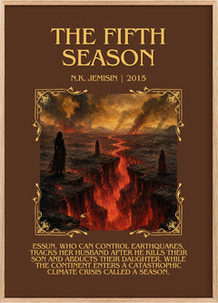 The Fifth Season Minimalist Book Poster by N.K. Jemisin
