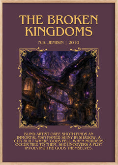 The Broken Kingdoms Minimalist Book Poster by N.K. Jemisin