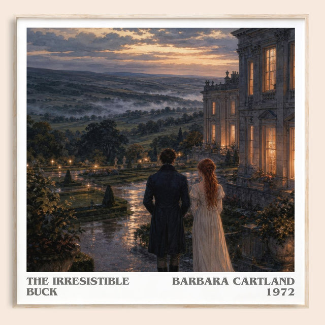 The Irresistible Buck Literary Art Print by Barbara Cartland