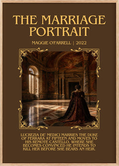 The Marriage Portrait Minimalist Book Poster by Maggie O'Farrell