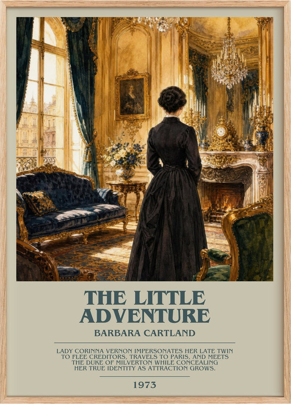 The Little Adventure Bookish Wall Art by Barbara Cartland