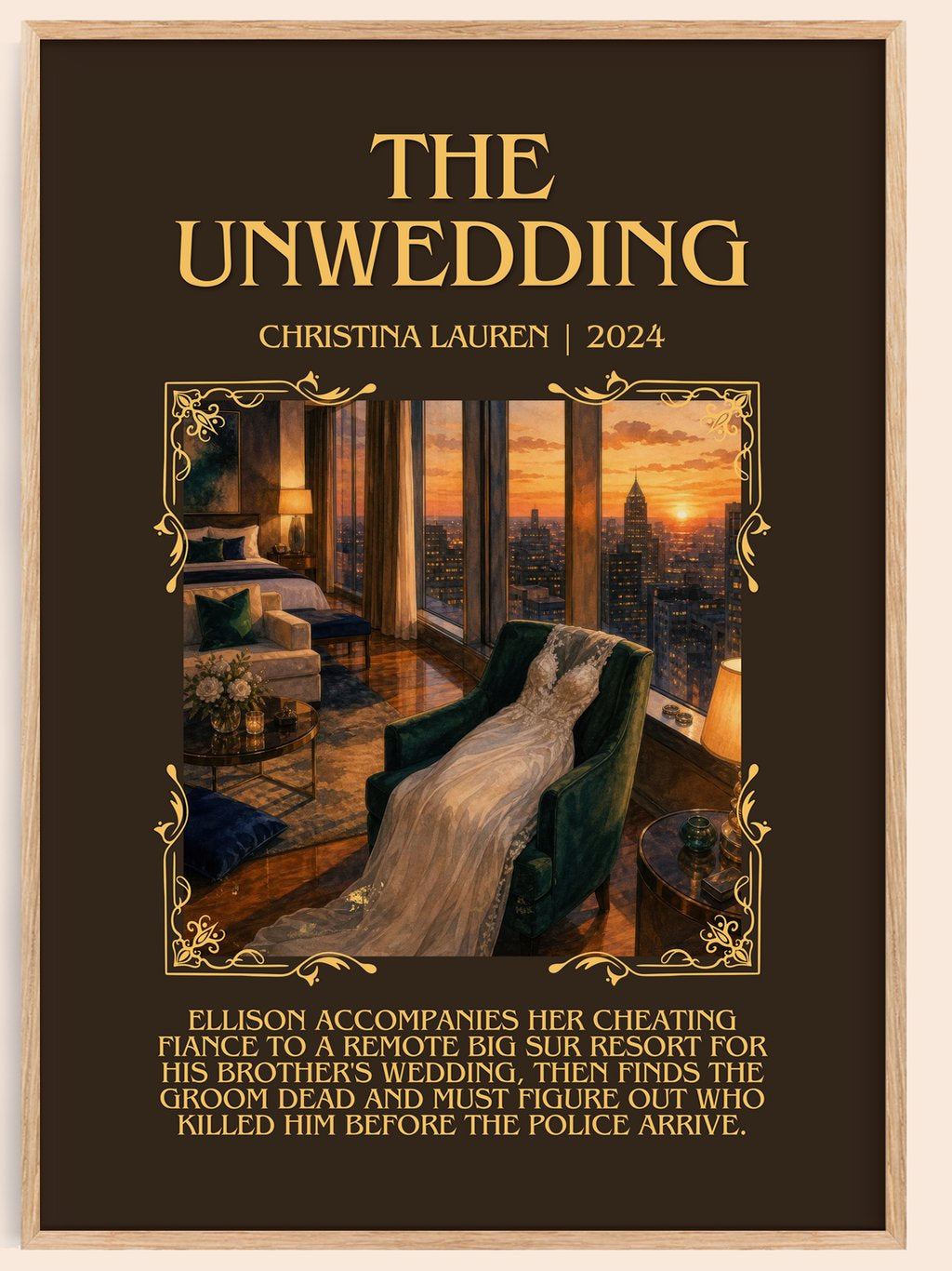 The Unwedding Minimalist Book Poster by Christina Lauren – book poster