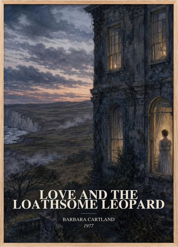Love And The Loathsome Leopard Book Watercolour Illustration by Barbara Cartland