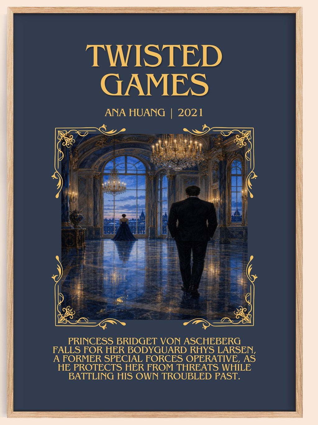 Twisted Games Minimalist Book Poster by Ana Huang – book poster