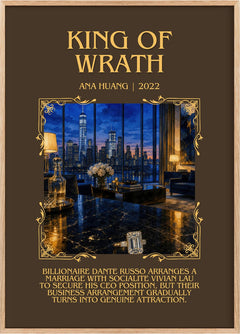 King of Wrath Minimalist Book Poster by Ana Huang