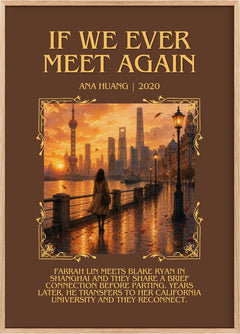 If We Ever Meet Again Minimalist Book Poster by Ana Huang