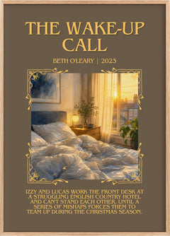 The Wake-Up Call Minimalist Book Poster by Beth O'Leary