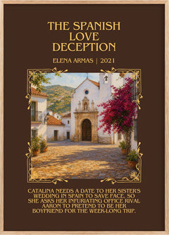 The Spanish Love Deception Minimalist Book Poster by Elena Armas