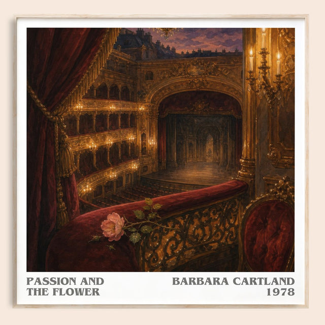 Passion And The Flower Literary Art Print by Barbara Cartland