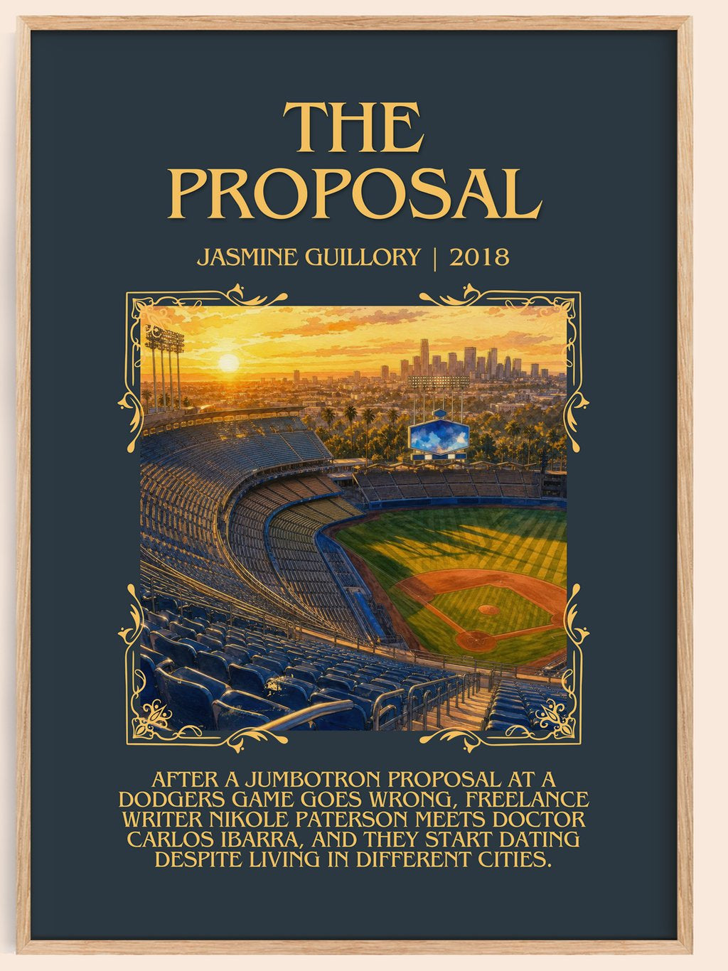 The Proposal Minimalist Book Poster by Jasmine Guillory – book poster