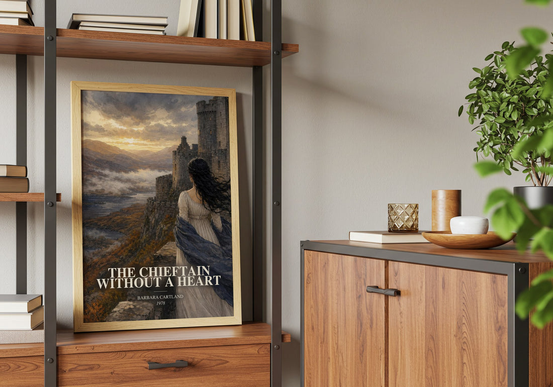 The Chieftain Without A Heart book watercolour illustration paper finish options – matte satin gloss