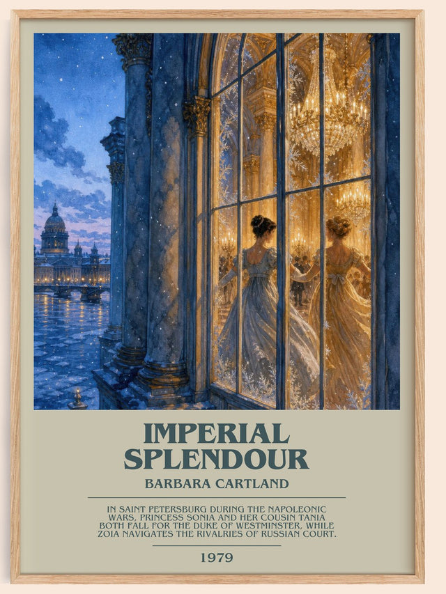 Imperial Splendour Bookish Wall Art by Barbara Cartland
