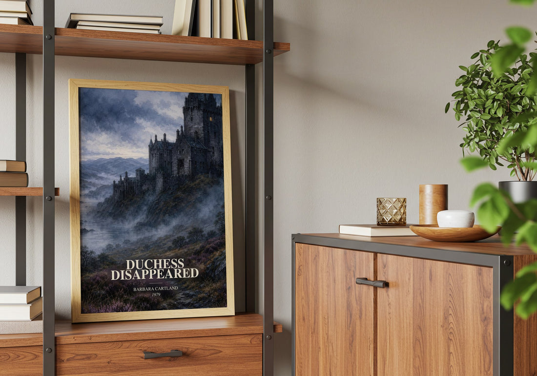 Duchess Disappeared book watercolour illustration paper finish options – matte satin gloss