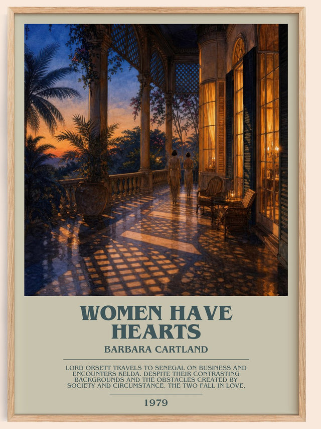 Women Have Hearts Bookish Wall Art by Barbara Cartland
