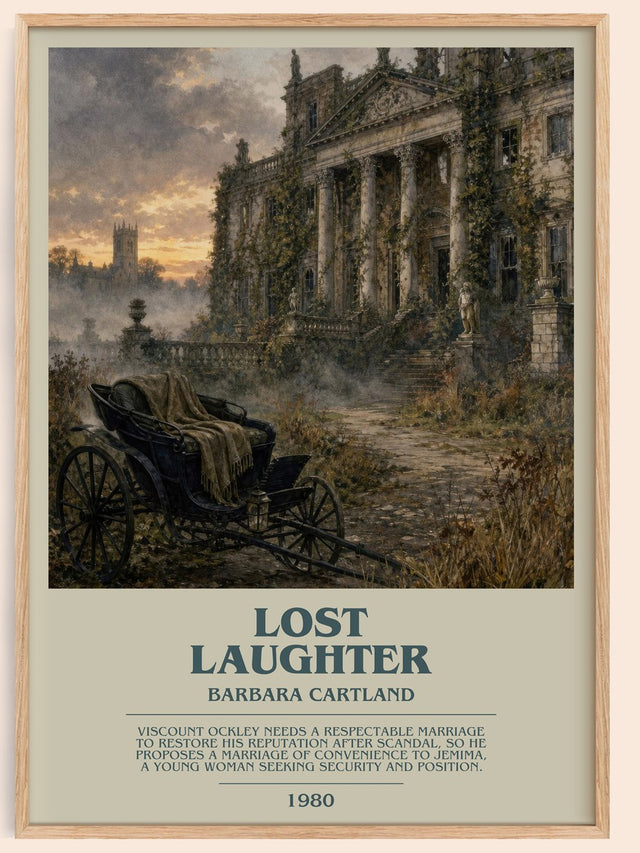 Lost Laughter Bookish Wall Art by Barbara Cartland