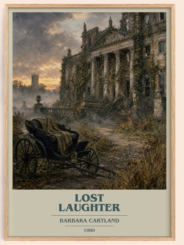 Lost Laughter Book Cover Poster by Barbara Cartland