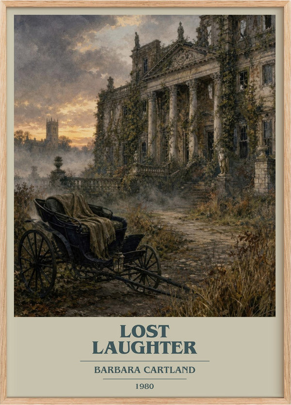 Lost Laughter Book Cover Poster by Barbara Cartland