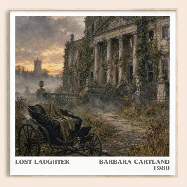 Lost Laughter Literary Art Print by Barbara Cartland