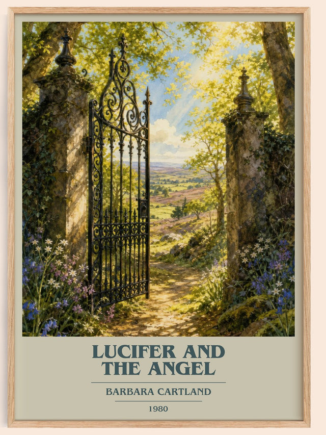 Lucifer And The Angel Book Cover Poster by Barbara Cartland