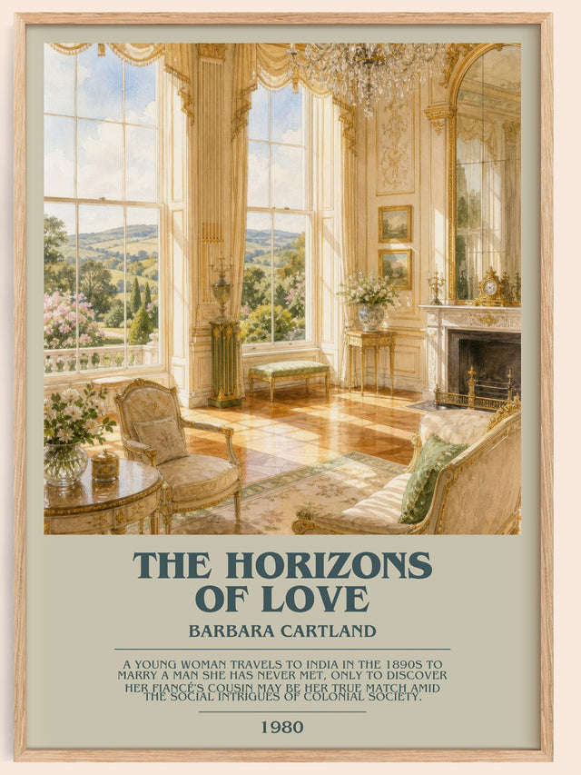 The Horizons Of Love Bookish Wall Art by Barbara Cartland