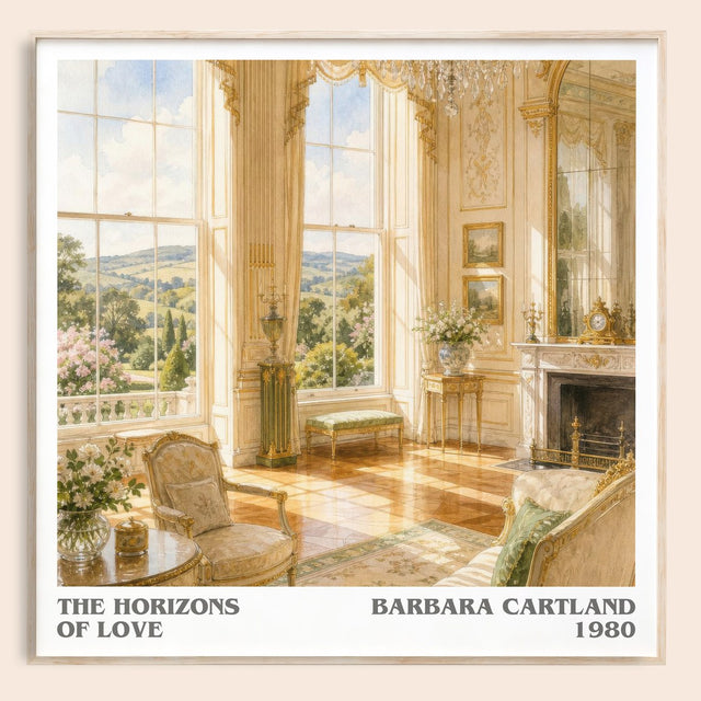 The Horizons Of Love Literary Art Print by Barbara Cartland