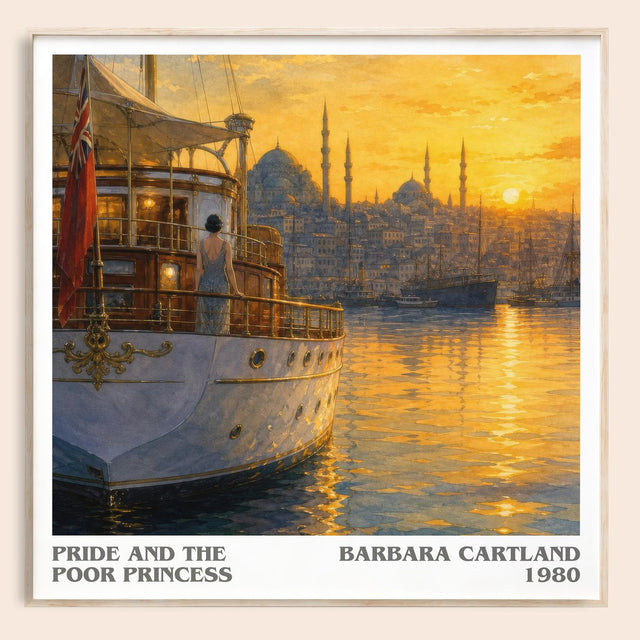 Pride And The Poor Princess Literary Art Print by Barbara Cartland