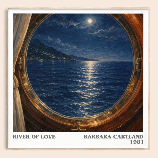 River Of Love Literary Art Print by Barbara Cartland