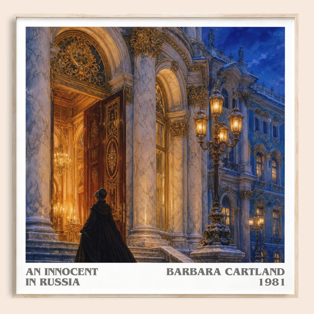 An Innocent In Russia Literary Art Print by Barbara Cartland