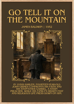 Go Tell It on the Mountain Minimalist Book Poster by James Baldwin