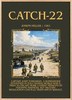Catch-22 Minimalist Book Poster by Joseph Heller