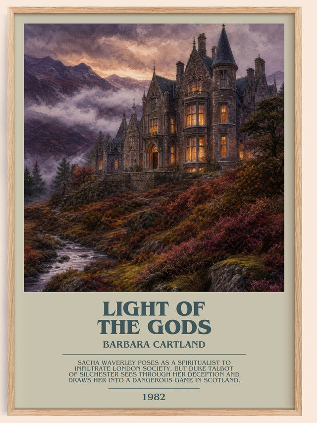 Light Of The Gods Bookish Wall Art by Barbara Cartland