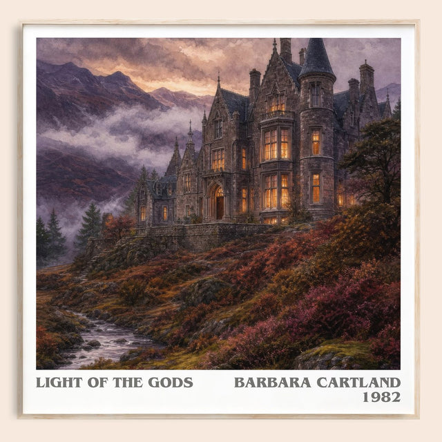 Light Of The Gods Literary Art Print by Barbara Cartland